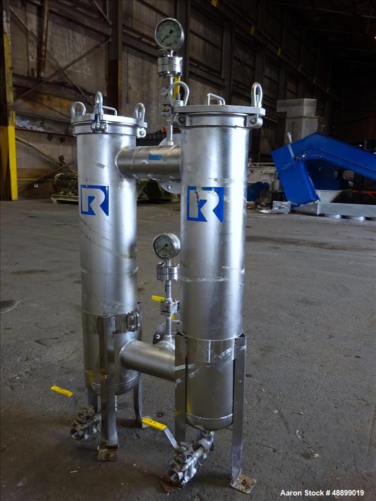 Used Rosedale Products Inc. Model 82 Dual Capacity Bag Filter and Basket Strain