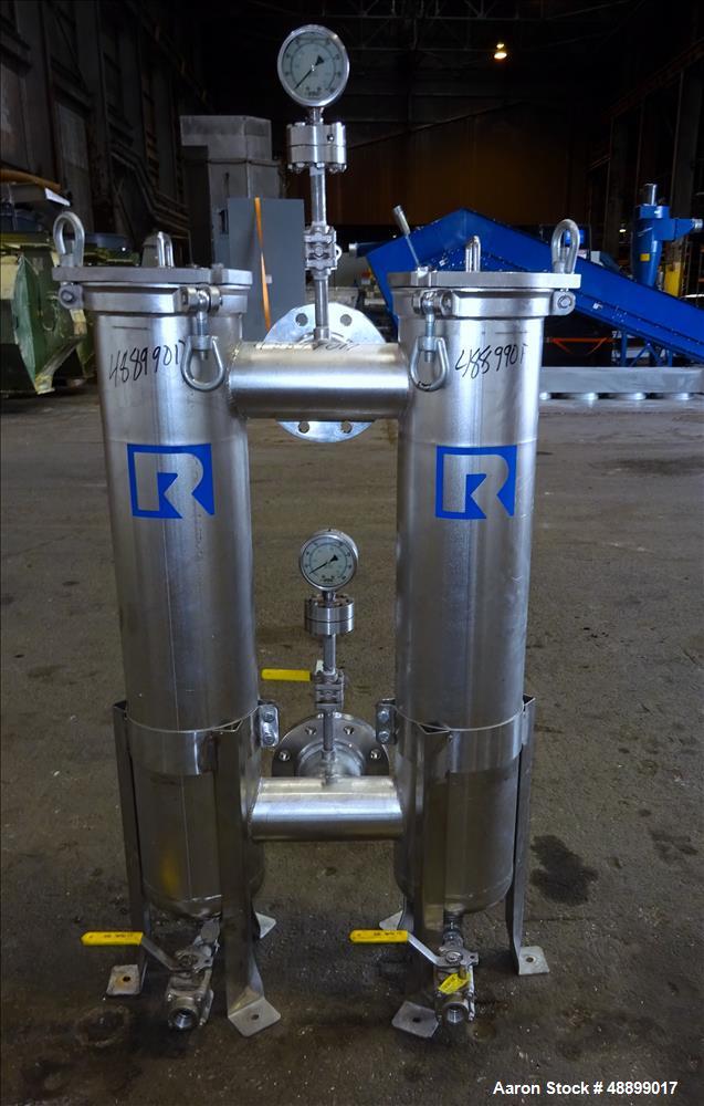 Used Rosedale Products Inc. Model 82 Dual Capacity Bag Filter and Basket Strain
