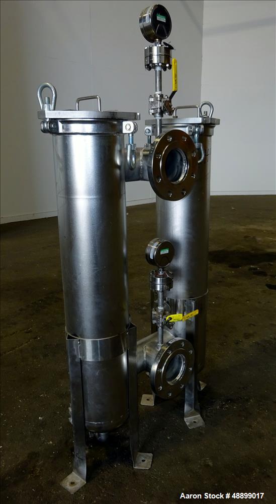 Used Rosedale Products Inc. Model 82 Dual Capacity Bag Filter and Basket Strain