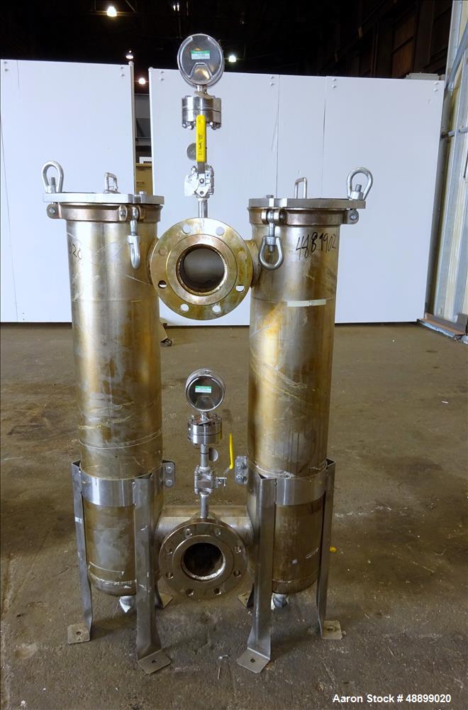 Used Rosedale Products Inc. Model 82 Dual Capacity Bag Filter and Basket Strain