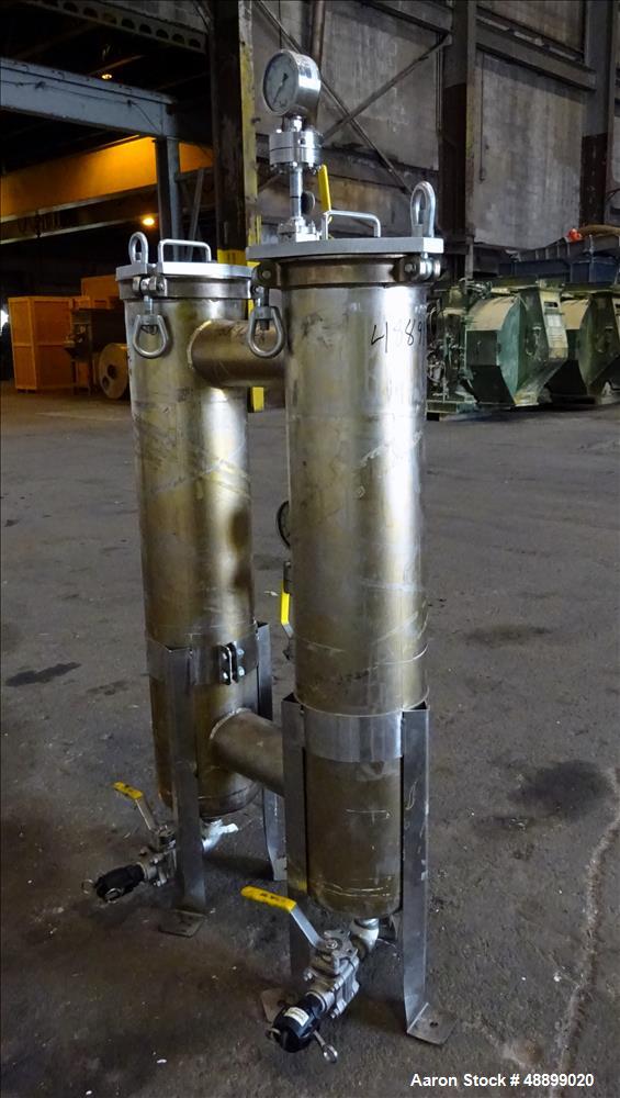 Used Rosedale Products Inc. Model 82 Dual Capacity Bag Filter and Basket Strain