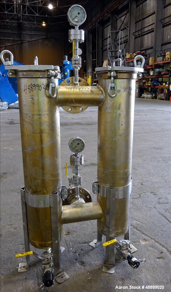 Used Rosedale Products Inc. Model 82 Dual Capacity Bag Filter and Basket Strain