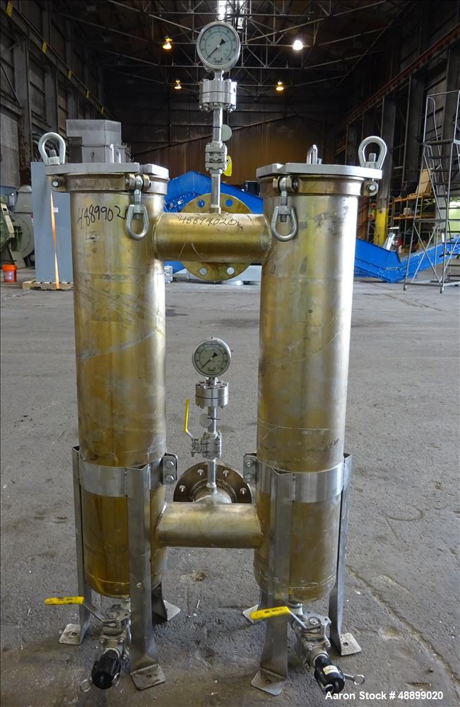 Used Rosedale Products Inc. Model 82 Dual Capacity Bag Filter and Basket Strain