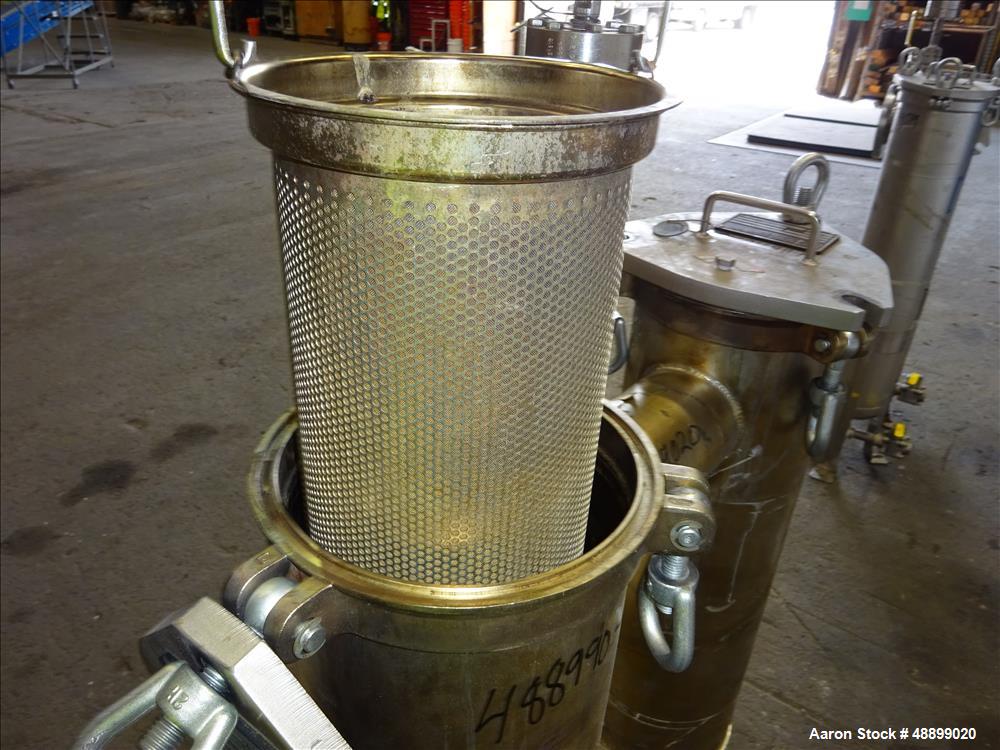 Used Rosedale Products Inc. Model 82 Dual Capacity Bag Filter and Basket Strain