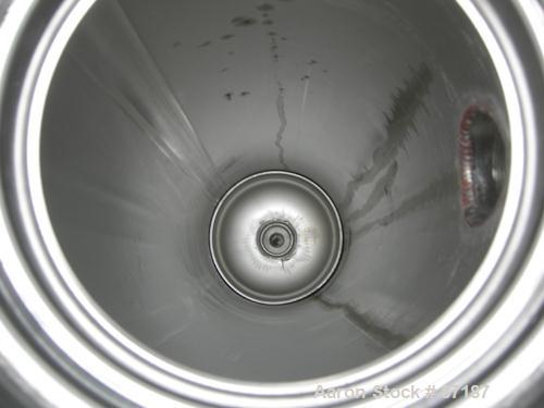 USED: Rosedale mesh basket filter, model 8302#125SBB, 304 stainless steel. Approximate 4.4 square feet filter area. 8-1/2" diameter x approximate 38" deep non-jacketed housing, rated 125 psi max. Sin...