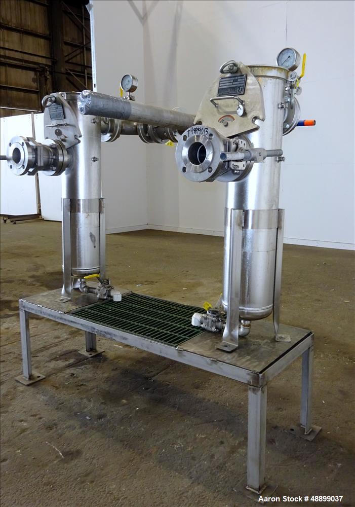 Used Rosedale Products Inc. Model 82 Dual Capacity Bag Filter and Basket Strain
