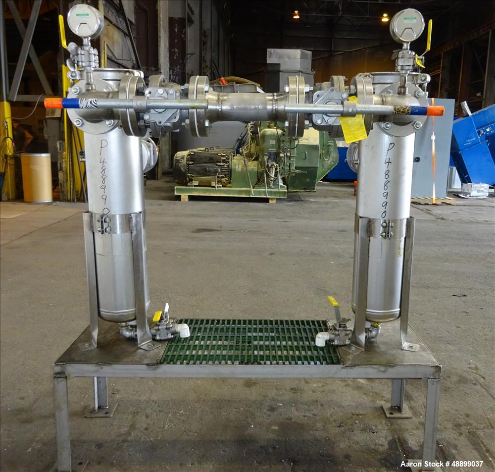 Used Rosedale Products Inc. Model 82 Dual Capacity Bag Filter and Basket Strain