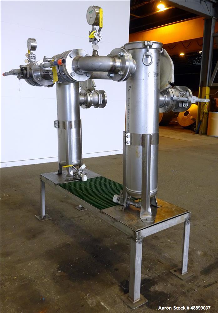 Used Rosedale Products Inc. Model 82 Dual Capacity Bag Filter and Basket Strain