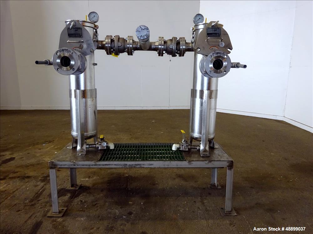 Used Rosedale Products Inc. Model 82 Dual Capacity Bag Filter and Basket Strain