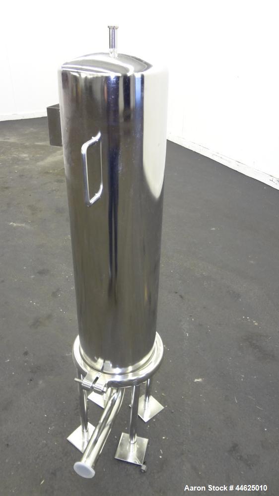 Used Stainless Steel Sartorius Cartridge Type Filter Housing, Model 8PJ17825030
