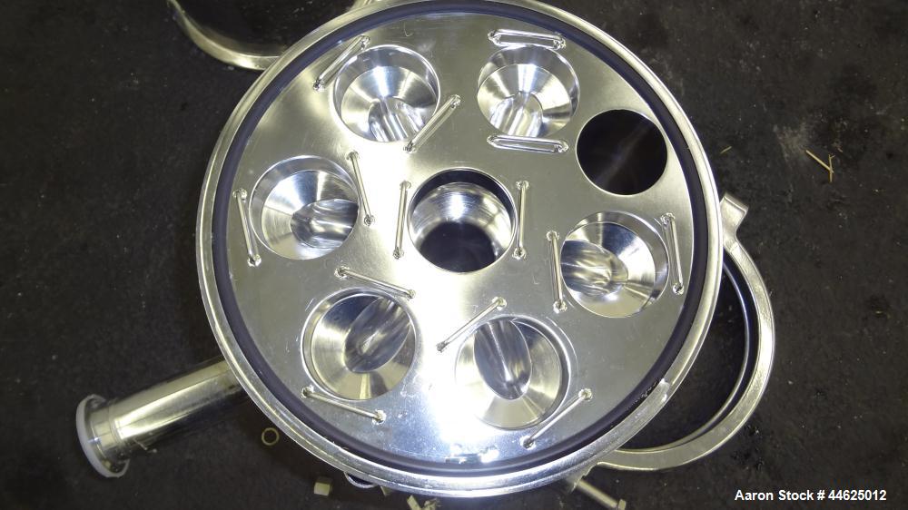 Used Stainless Steel Sartorius Cartridge Type Filter Housing, Model 8PJ17825030