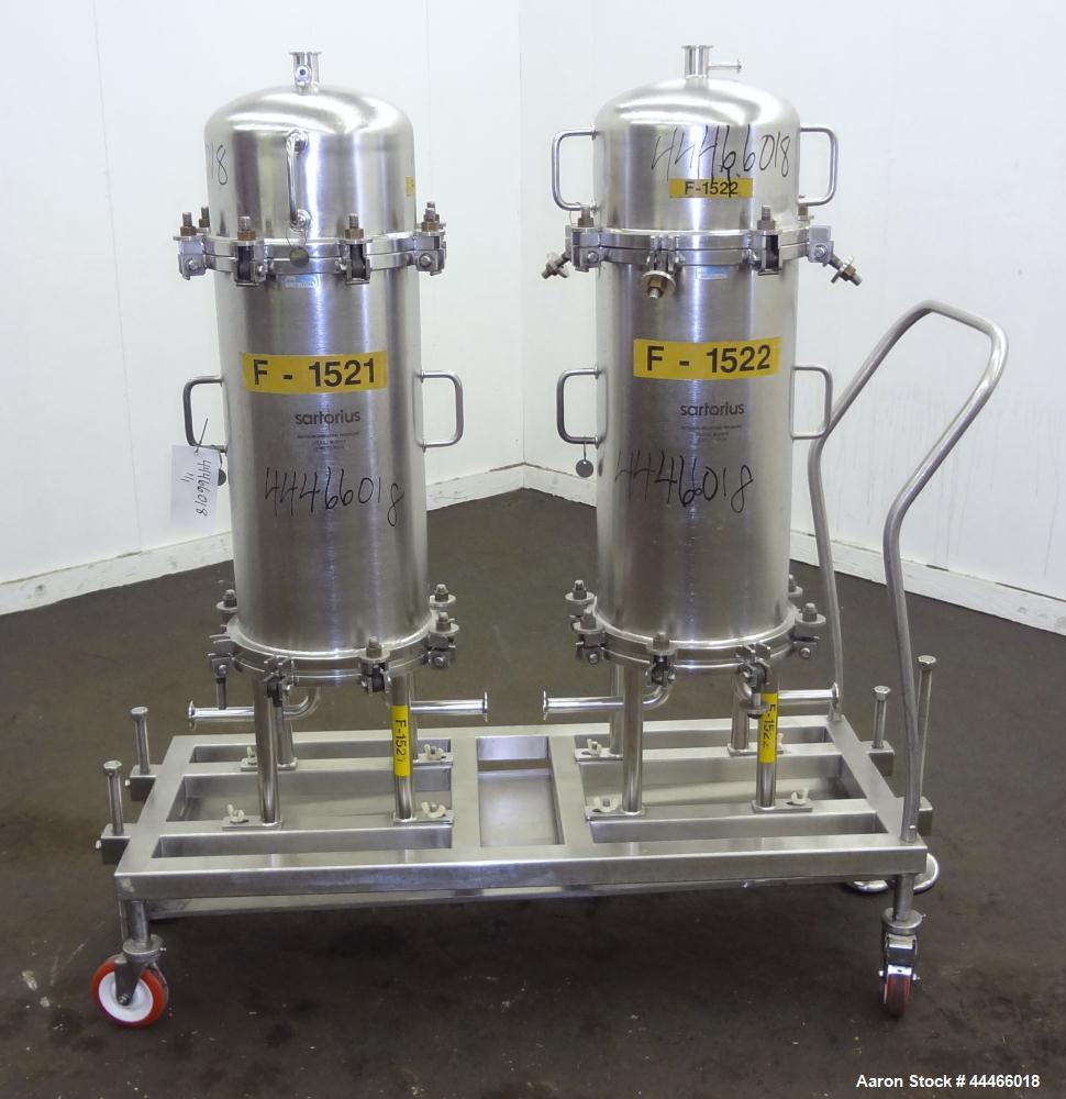 Used Satorius Fraction Cartridge Filters