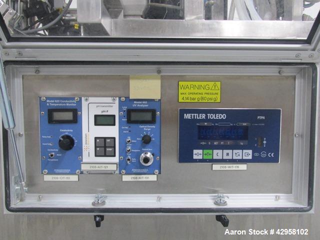 Used GE Healthcare Uniflux Ultrafilter. Stainless steel construction, approximately 1 gallon stainless steel vessel (5" diameter x 10" straight side), with Tefla main pump and (2) Watson-Marlow 520N ...