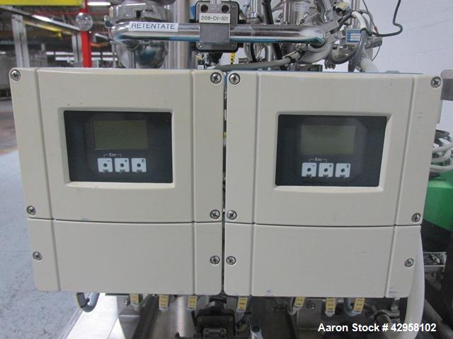 Used GE Healthcare Uniflux Ultrafilter. Stainless steel construction, approximately 1 gallon stainless steel vessel (5" diameter x 10" straight side), with Tefla main pump and (2) Watson-Marlow 520N ...