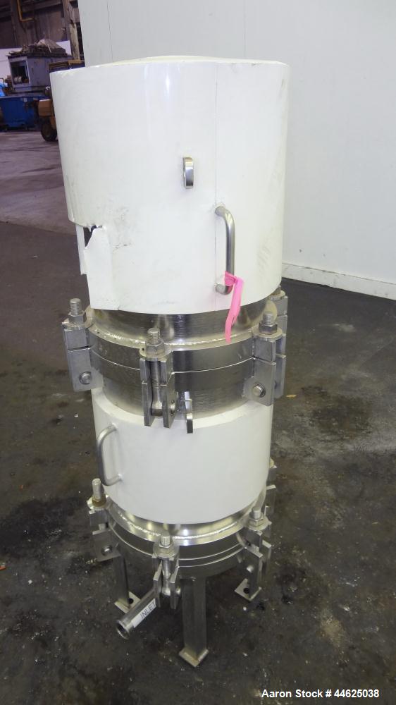 Used Stainless Steel Stainless Fluid Products Cartridge Filter Housing