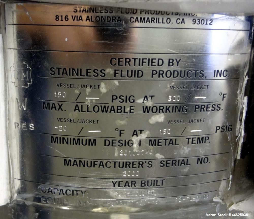 Used Stainless Steel Stainless Fluid Products Cartridge Filter Housing
