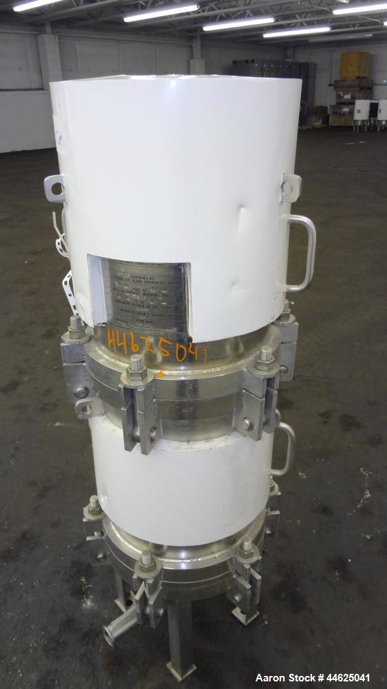 Used Stainless Steel Stainless Fluid Products Cartridge Filter Housing