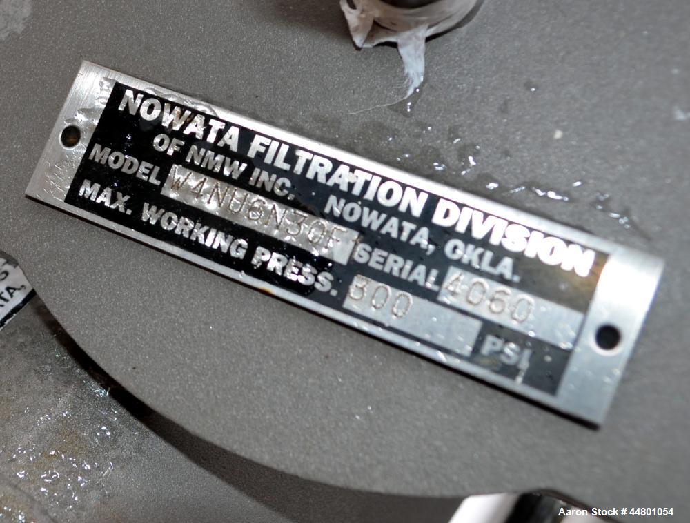 Used Nowata Filtration W4 Series Liquid Bag Filt