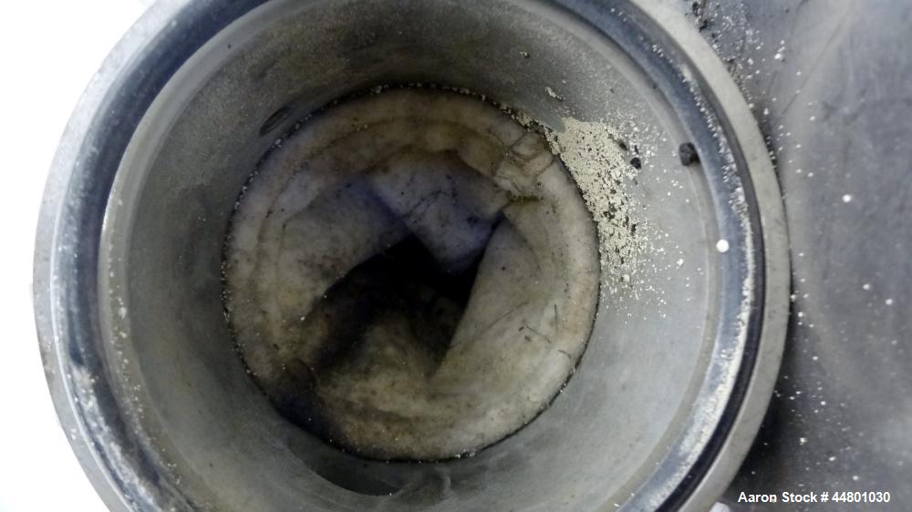 Used Nowata Filtration W4 Series Liquid Bag Filter Housing, Model W4UN12N30, 316 Stainless Steel. Flow rates to 50 gallons per minute, surface area 1 square foot, volume 130 cubic inches. Approximate...