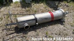 Used Stainless Steel Bag Filter – 7"x32", 3" Inlet/Outlet, Eaton