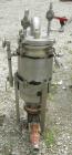 Used Basket Strainer Filter, 316 Stainless Steel. Jacketed chamber approximately 8 1/2