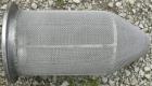 Used Basket Strainer Filter, 316 Stainless Steel. Jacketed chamber approximately 8 1/2