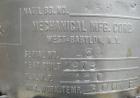 Used Basket Strainer Filter, 316 Stainless Steel. Jacketed chamber approximately 8 1/2