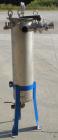 Used Basket Strainer Filter, 304 Stainless Steel. Chamber approximately 8 1/4
