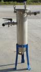 Used Basket Strainer Filter, 304 Stainless Steel. Chamber approximately 8 1/4