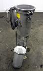 Used Basket Filter, 7 Gallon Capacity, 301 Stainless Steel, Vertical. Approximately 8-1/2” diameter x 28