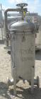 Used Stainless Steel Commercial Filter Corporation Cartridge Filter, 