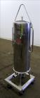 Used Cuno Filter Housing, Model 12-ZP 3, 316 Stainless Steel, Vertical.