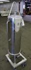 Used Cuno Filter Housing, Model 12-ZP 3, 316 Stainless Steel, Vertical.