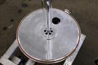 Used Cuno Filter Housing, Model 12-ZP 3, 316 Stainless Steel, Vertical.