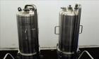 Used Cuno Dual Filter Skid, Model 12ZPB4, 316L Stainless Steel. (2) Cartridge filter housings, no filters, approximately 12-1/2