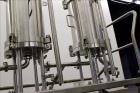 Used Cuno Dual Filter Skid, Model 12ZPB4, 316L Stainless Steel. (2) Cartridge filter housings, no filters, approximately 12-1/2