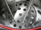 Used Cuno Cartridge Filter, Model 21ZWB4, 316L stainless steel, vertical. Approximately 280 square feet filter area. 17-3/4