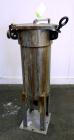 Used AMF Cuno Basket Filter, Model 7PC1, 5.8 Gallon Capacity, 316 Stainless Steel, Vertical. Approximately 9” diameter x 19