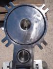 Used Filtration Systems Mesh Basket Filter, Model CF-8M, 316 Stainless Steel. (.50) cubic feet, rated up to 110 gallons per minute. Approximate 8 1/2