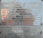 Used Filterite Cartridge Filter, Model 935563, type 220MSO4-316L-6FOLD-C150, 316L stainless steel.  Approximately 24