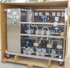 USED: Millipore filtering system consisting of: (1) Isopack biochromatography process column, 316L stainless steel. Approximate 1600mm diameter, rated 58 psi at 86 deg F. (2) Slurry transfer skids co...