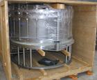 USED: Millipore filtering system consisting of: (1) Isopack biochromatography process column, 316L stainless steel. Approximate 1600mm diameter, rated 58 psi at 86 deg F. (2) Slurry transfer skids co...