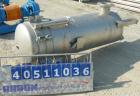 Used 3-L Cartridge Filter, Model FWFA-3840-F150, 304 stainless steel. Approximately 24