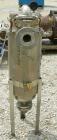 Used Basket Strainer Filter, 316 stainless steel. Jacketed chamber approximately 8