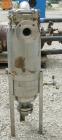 Used Basket Strainer Filter, 316 stainless steel. Jacketed chamber approximately 8