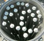 Used Pall Cartridge Filter Housing, part #P384SG29C2H2, 304 stainless steel. Approximately 18'' diameter x 60'' straight side, flat bolt on top, dished bottom. Internal rated 205 psi at 100 deg F, 22...