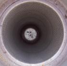 Used Ronningen Petter Products Mesh Basket Filter, 316 L Stainless Steel.  8 1/2