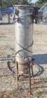 Used Ronningen Petter Products Mesh Basket Filter, 316 L Stainless Steel.  8 1/2