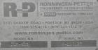 Used Ronningen-Petter Self Cleaning Mechanical Filter, model  DCF-400, 316 stainless steel. Flow rate 2-30 gallons per minute. Total capacity 0.94 gallon, purge capacity 4 fluid ounces, filtration su...
