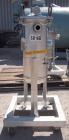Used Rosedale Products Mesh Basket Filter, Model 8-15-2P-1-150-CS-T-S-BM, 304 Stainless Steel. 2.3 square feet, rated up to 220 gallons per minute. Approximate 8 1/2